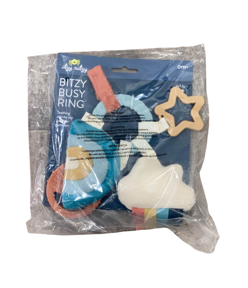 used Itzy Ritzy Bitzy Busy Ring Teething Activity Toy