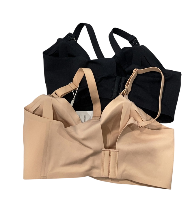 Shop Momcozy Ultra Soft & Omni Maternity Nursing Bra (2 Pack), Medium, Oyster Pink/black at GoodBuy Gear