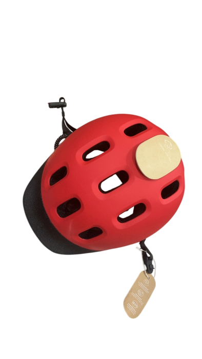 Shop Woom Ready Kids Helmet, Medium, Without Light, Woom Red at GoodBuy Gear