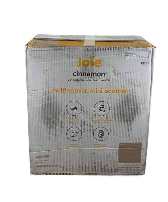 Shop Joie Cinnamon 2-in-1 Glider and Rocker, Walnut at GoodBuy Gear