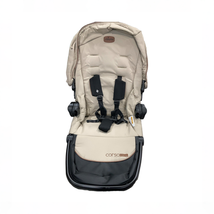 Shop Chicco Corso Primo ClearTex Travel System, 2025, Hazelnut at GoodBuy Gear