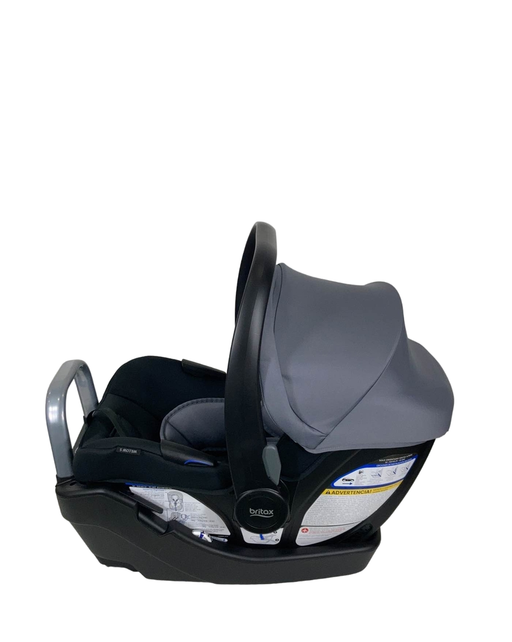 secondhand Britax Willow S Infant Car Seat With Alpine Base, Graphite Onyx, 2023