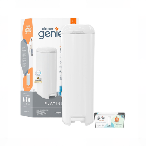 Shop Diaper Genie Platinum Diaper Pail, White at GoodBuy Gear