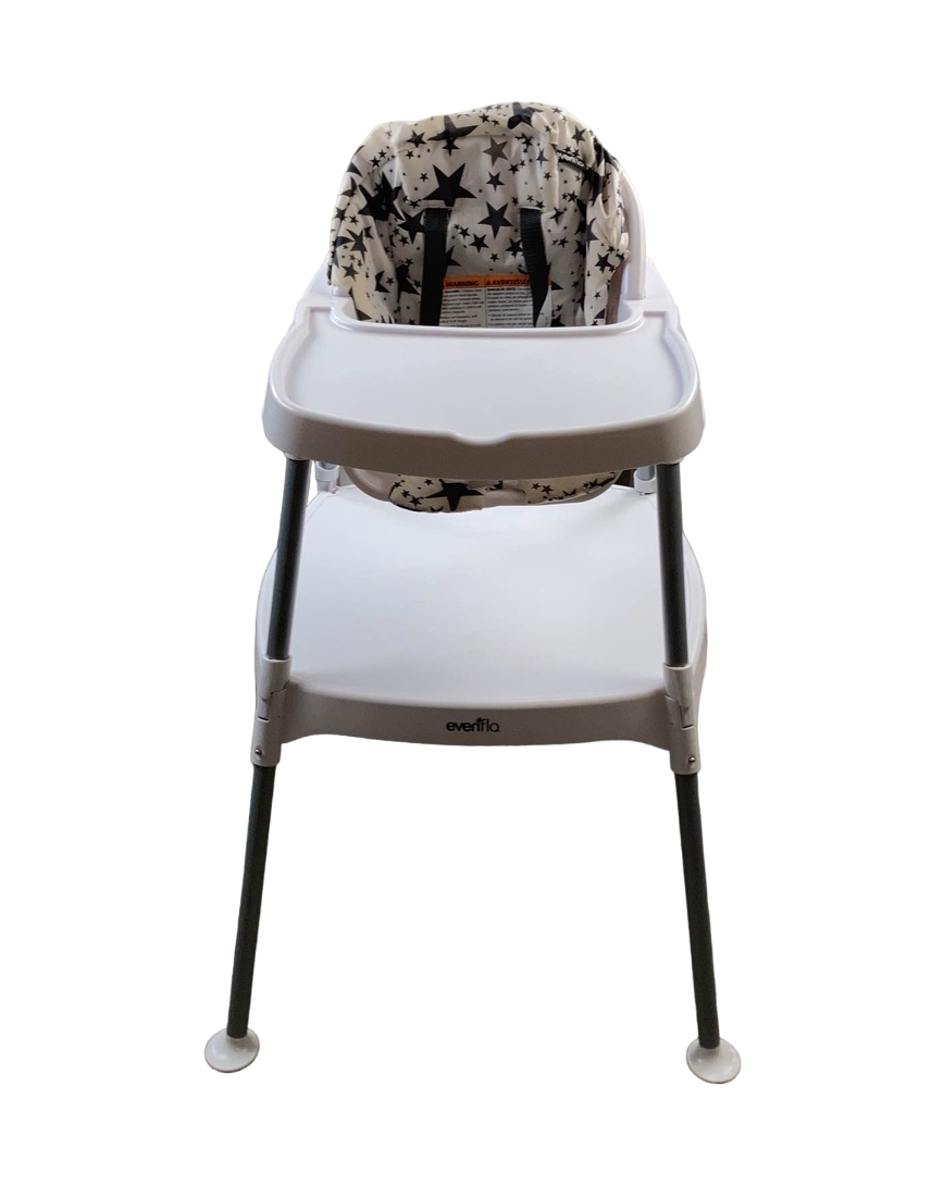 Evenflo 4-in-1 Eat & Grow Convertible High Chair, Pop Star White