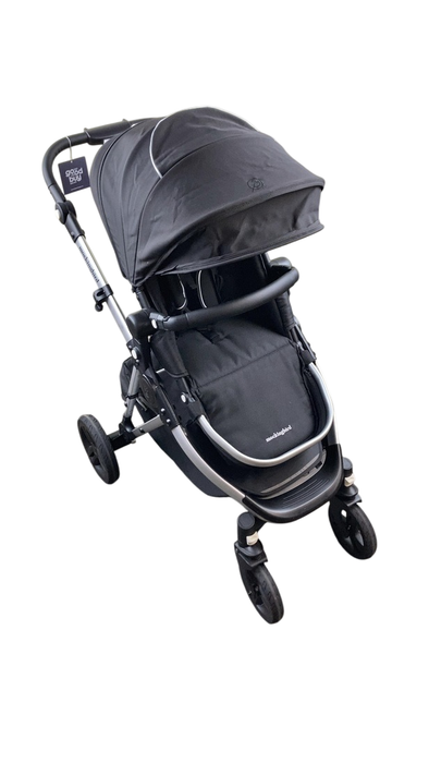 Shop Mockingbird Single 2.0 Stroller, Black, Windowpane, Silver With Black Leather, 2024 at GoodBuy Gear