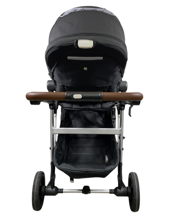 Shop Mockingbird Single to Double 2.0 Stroller, 2024, Black, Silver With Penny Leather, Windowpane at GoodBuy Gear