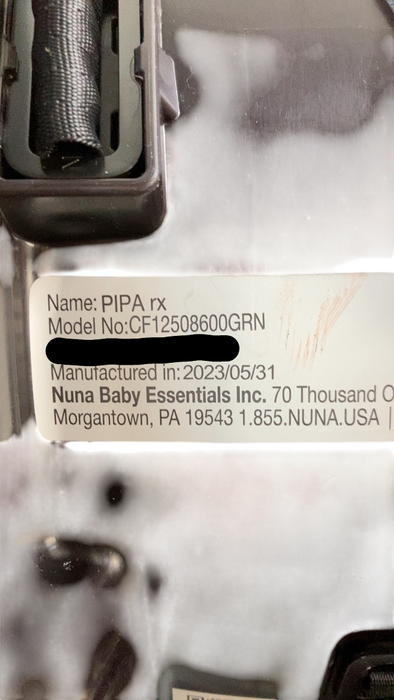 Shop Nuna PIPA rx Infant Car Seat with RELX Base, 2023, Granite at GoodBuy Gear