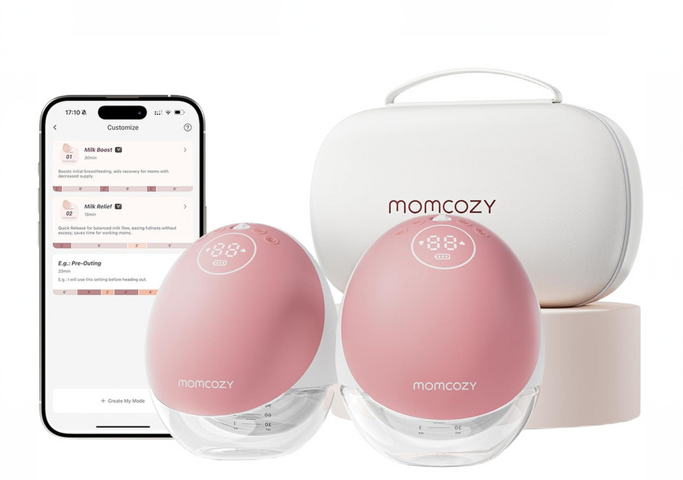 Shop Momcozy Mobile Flow Hands-Free Breast Pump M9, Cozy Red, Double at GoodBuy Gear