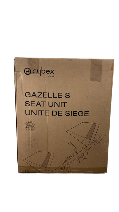 Cybex Gazelle S Seat Unit, Lava Grey, Black Bumper Bar