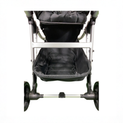 Shop Mockingbird Single to Double 2.0 Stroller, 2025, Sea, Silver With Penny Leather, Watercolor Drops at GoodBuy Gear