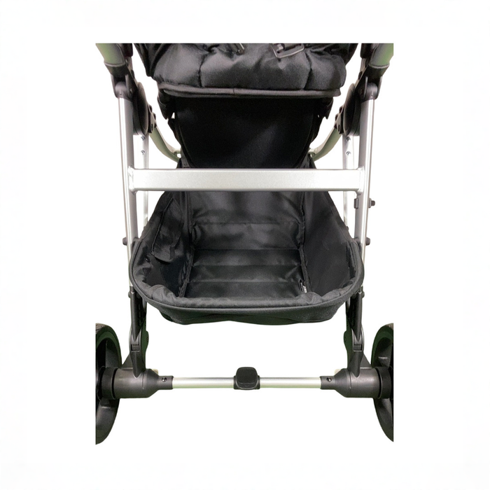 Shop Mockingbird Single to Double 2.0 Stroller, 2025, Sea, Silver With Penny Leather, Watercolor Drops at GoodBuy Gear