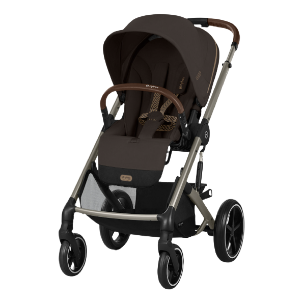 Shop Cybex Balios S Lux Stroller, 2026, Chocolate Brown, Taupe Frame at GoodBuy Gear