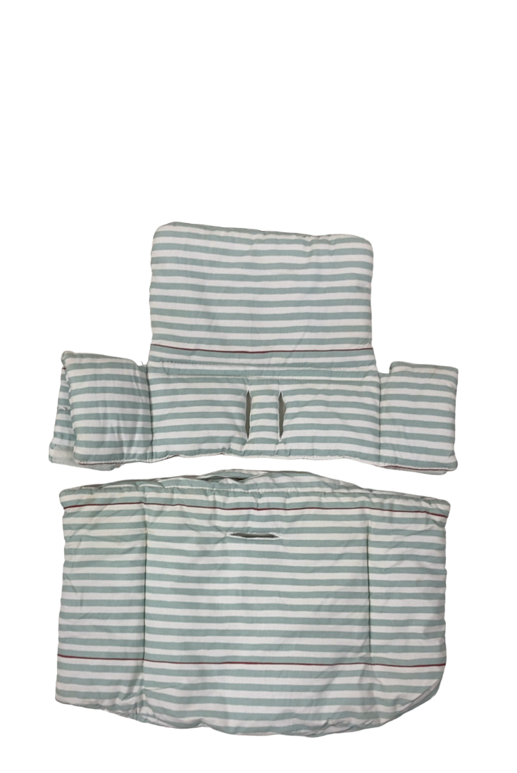 stokke tripp trapp cushion stripe Stokke Tripp Trapp Classic Cushion, Aqua Stripes, Version 1.0