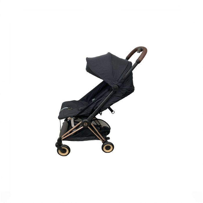 Shop Cybex Coya Stroller, 2024, Rose Gold, Sepia Black at GoodBuy Gear