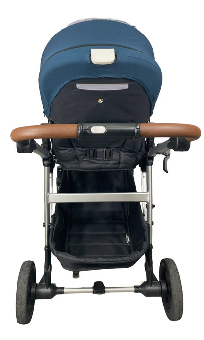 Shop Mockingbird Single to Double 2.0 Stroller, Sea, Watercolor Drops, Silver With Penny Leather, 2025 at GoodBuy Gear