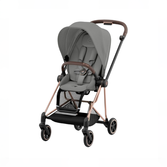 Shop Cybex Mios3 Stroller, 2024, Mirage Grey, Rosegold at GoodBuy Gear