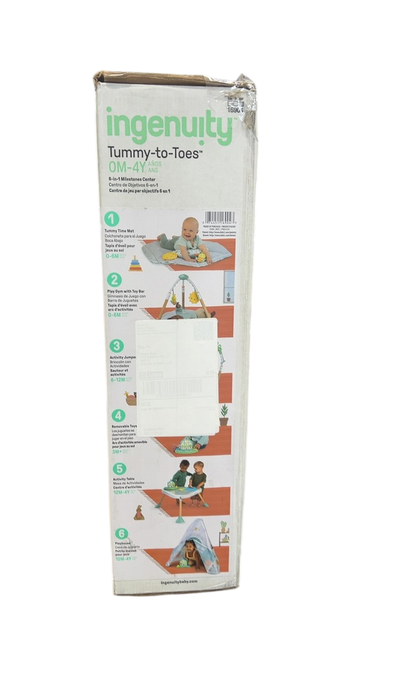 Shop Ingenuity Tummy-to-Toes Play Gym, 6-in-1 Milestone Center at GoodBuy Gear