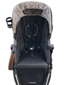 used Mockingbird Single Stroller, 2023, Black, Windowpane, Silver With Penny Leather