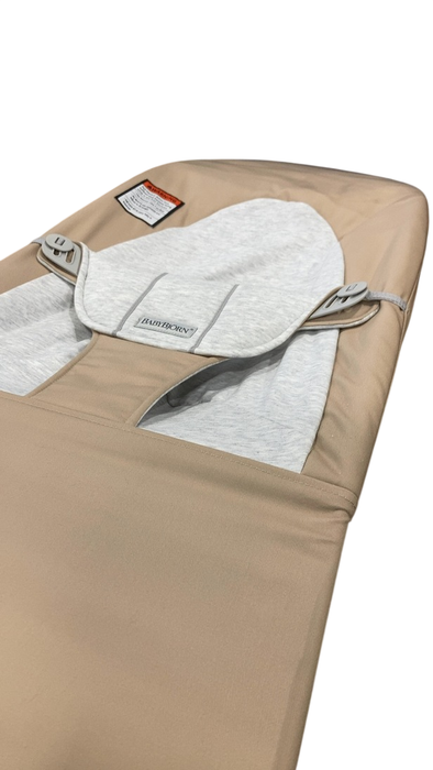 Shop BabyBjorn Bouncer Balance Soft, Beige/Gray, Light Gray Frame at GoodBuy Gear