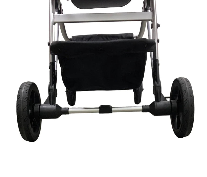 Mockingbird Single to Double 2.0 Stroller, 2025, Sage, Silver With Penny Leather, Watercolor Drops