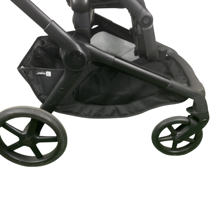 Shop Bugaboo Kangaroo Single To Double Stroller, 2024, Black, Midnight Black, Misty White at GoodBuy Gear