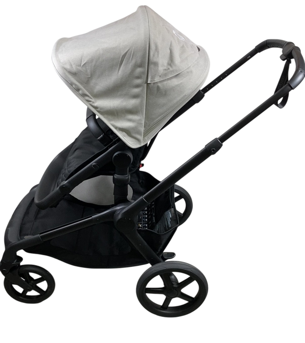 Shop Bugaboo Kangaroo Single To Double Stroller, 2024, Black, Midnight Black, Misty White at GoodBuy Gear