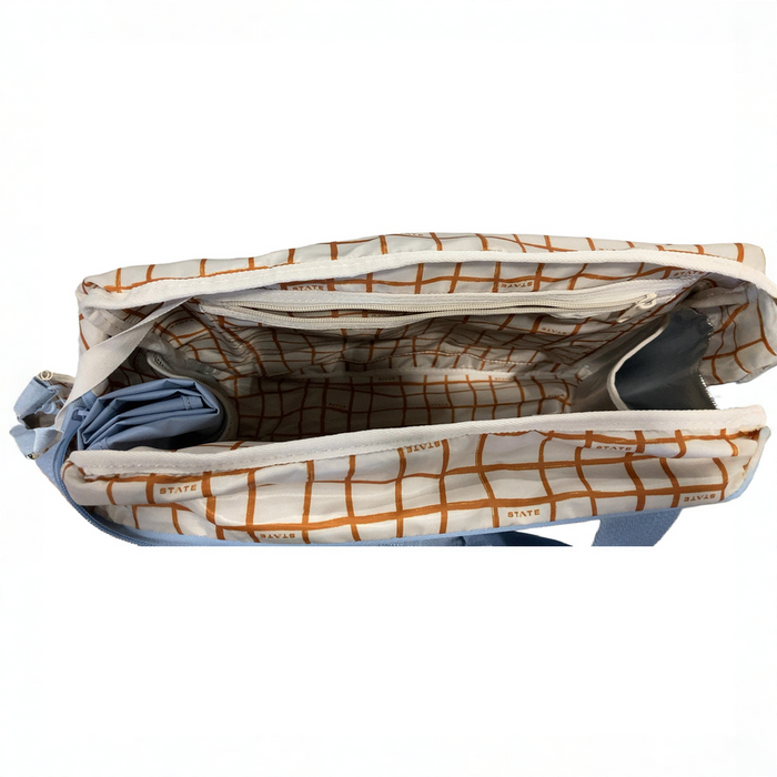 Shop STATE Bags Jordan Diaper Tote, Ice Blue (Nylon) at GoodBuy Gear