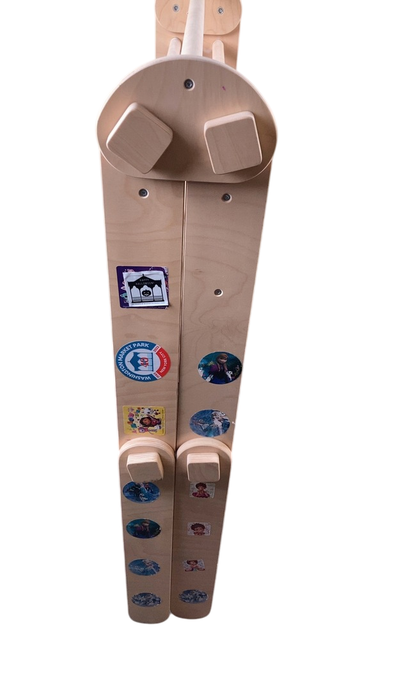 Shop Wooden Triangle Climber, Natural at GoodBuy Gear
