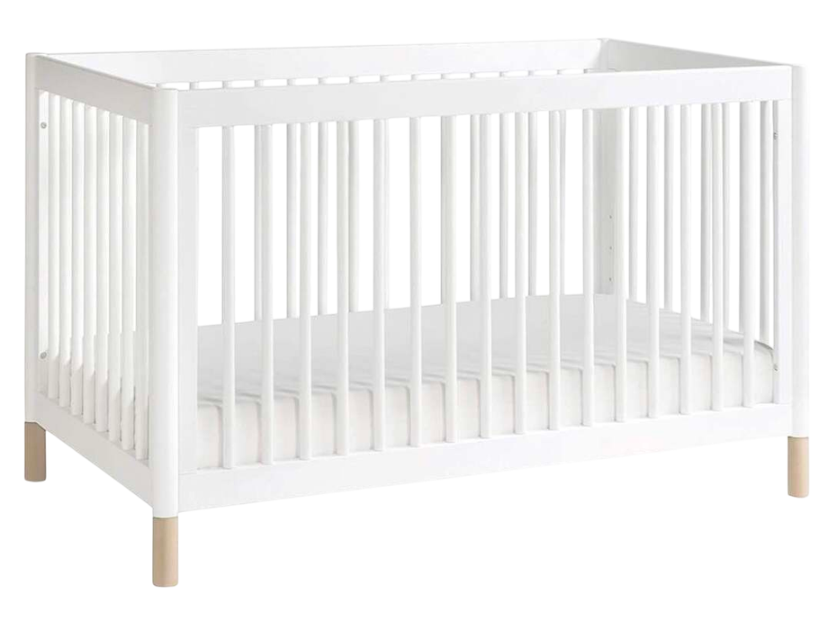 Shop Million Dollar Baby Gelato 4-in-1 Convertible Crib, Washed Natural - White at GoodBuy Gear
