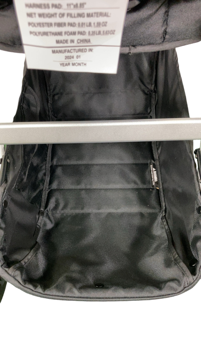 Shop Mockingbird Single to Double 2.0 Stroller, Black, Windowpane, Silver With Penny Leather, 2024 at GoodBuy Gear