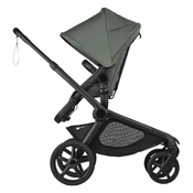 Shop Bugaboo Kangaroo Single To Double Stroller, 2026, Black, Forest Green, Forest Green at GoodBuy Gear