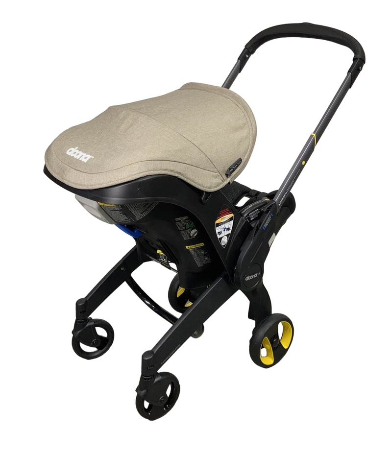 Doona nfant Car Seat & Stroller Combo, 2023, Warm Stone