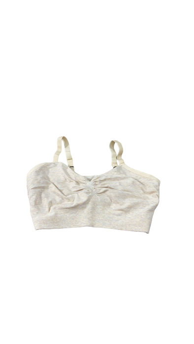 Kindred Bravely Sublime Bamboo Hands-Free Pumping Lounge & Sleep Bra, Oatmeal Heather, Regular (B-D), Small