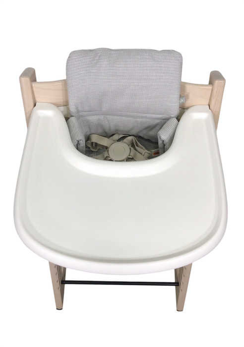 Shop Stokke Tripp Trapp High Chair Complete² + Newborn Set, Nordic Grey, Whitewash at GoodBuy Gear
