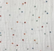 Shop Little Unicorn Cotton Muslin Fitted Crib Sheet, Dots at GoodBuy Gear