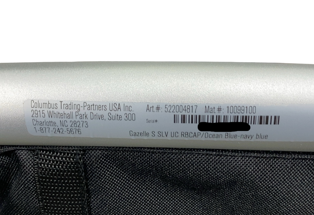 Shop Cybex Gazelle S Modular Stroller, 2024, Ocean Blue, Silver Frame at GoodBuy Gear