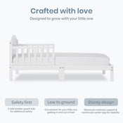 Shop Dream On Me Sydney Toddler Bed, White at GoodBuy Gear