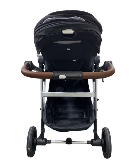 Shop Mockingbird Single 2.0 Stroller, 2024, Black, Silver With Penny Leather, Windowpane at GoodBuy Gear