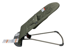Shop BabyBjorn Bouncer Bliss, Dark Gray Frame, Dark Green Woven Petal Quilt at GoodBuy Gear
