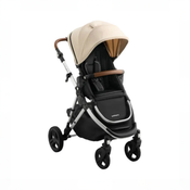 Shop Mockingbird Single 3.0 Stroller, 2025, Oat, Silver with Penny Leather at GoodBuy Gear