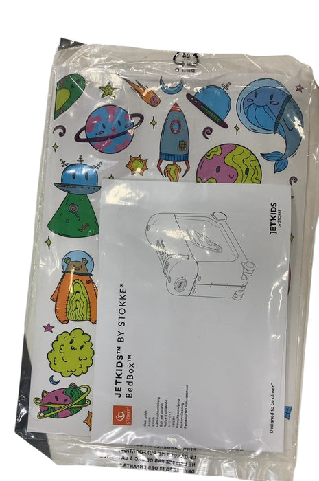 Stokke JetKids BedBox + Crew Backpack Travel Bundle, Full Moon