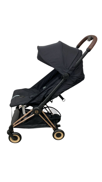 Shop Cybex Coya Stroller, 2024, Rose Gold, Sepia Black at GoodBuy Gear