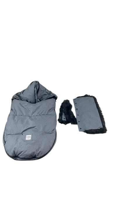 Shop 7 A.M. Enfant PlushPod, Medium/Large 18M-3T, Heather Grey Dark/Arctic Faux Fur Tundra Plush at GoodBuy Gear