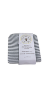Shop Burt's Bees Baby Changing Pad Cover, Organic Cotton Jersey, Heather Grey Stripe at GoodBuy Gear