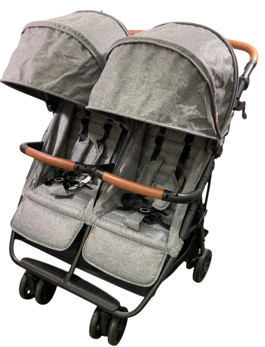 Shop Zoe The Twin V2 Double Stroller, 2025, Luxe Grey at GoodBuy Gear