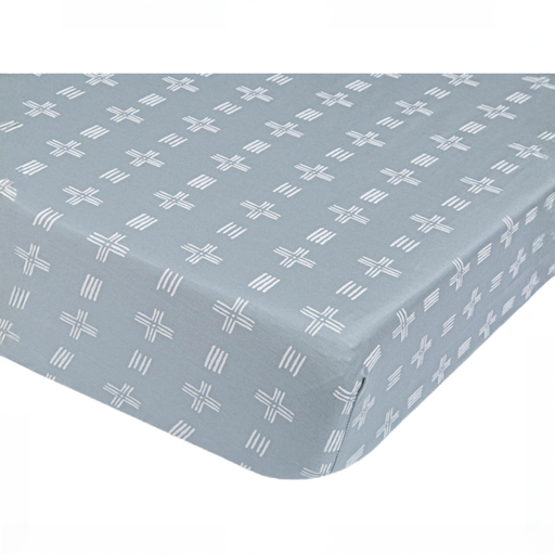 Shop Crane Baby Crib Fitted Sheet, Ezra River Dash at GoodBuy Gear