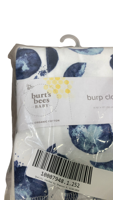 Shop Burt's Bees Baby Organic Cotton Burp Cloths 5 Pack, Hello Moon! at GoodBuy Gear