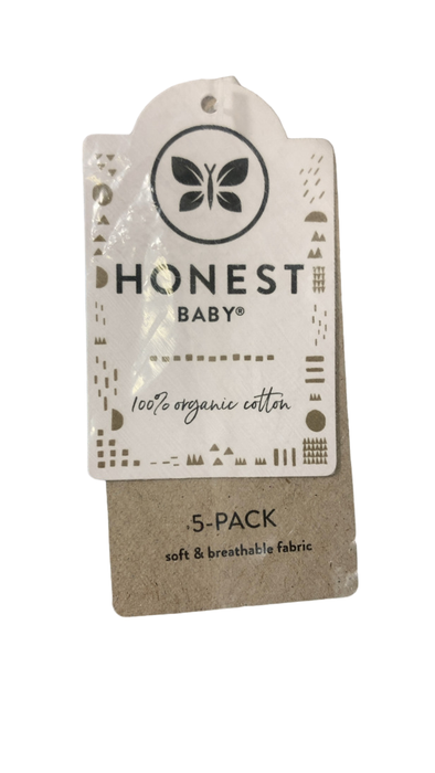 Shop Honest Baby 5-pack Organic Cotton Multi-layer Woven Burp Cloths, Watercolor World at GoodBuy Gear