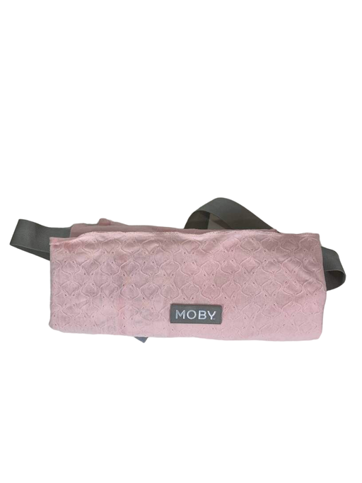 secondhand Moby Easy Wrap, Petunia Pickle Bottom Pink Eyelet