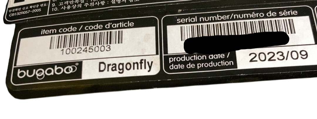 Shop Bugaboo Dragonfly Stroller Frame, 2023, Black at GoodBuy Gear